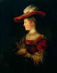 サスキア・ファン・ウイレンブルクの肖像（1612-42）